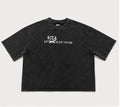'Get Rica' Oversized Cropped Tee